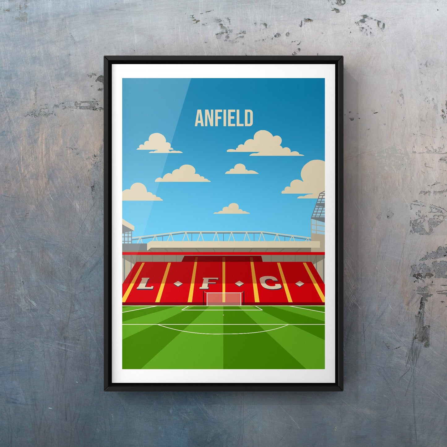 The Kop Anfield Wall Art Print