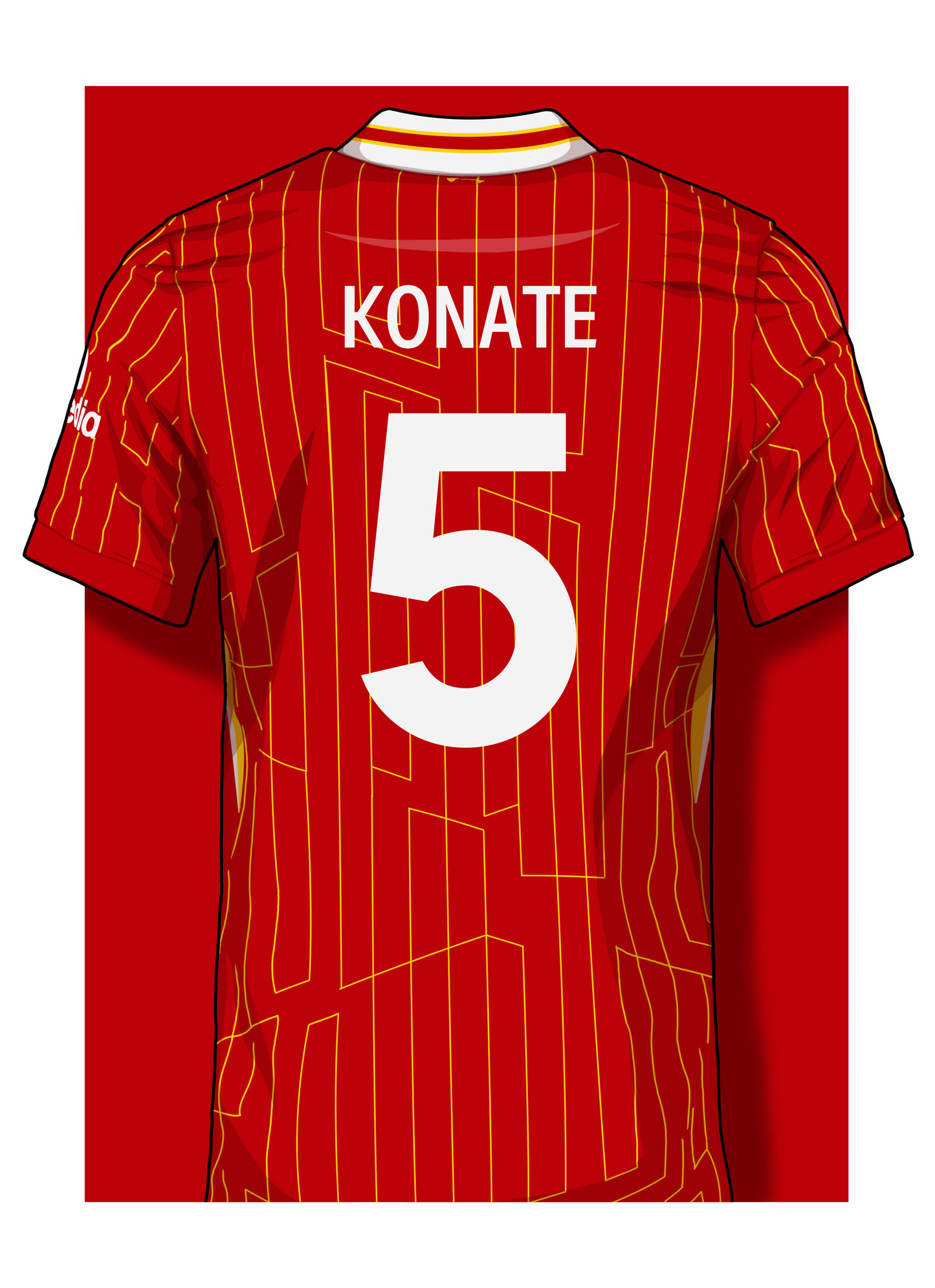 Liverpool FC Player 24/25 Shirt print