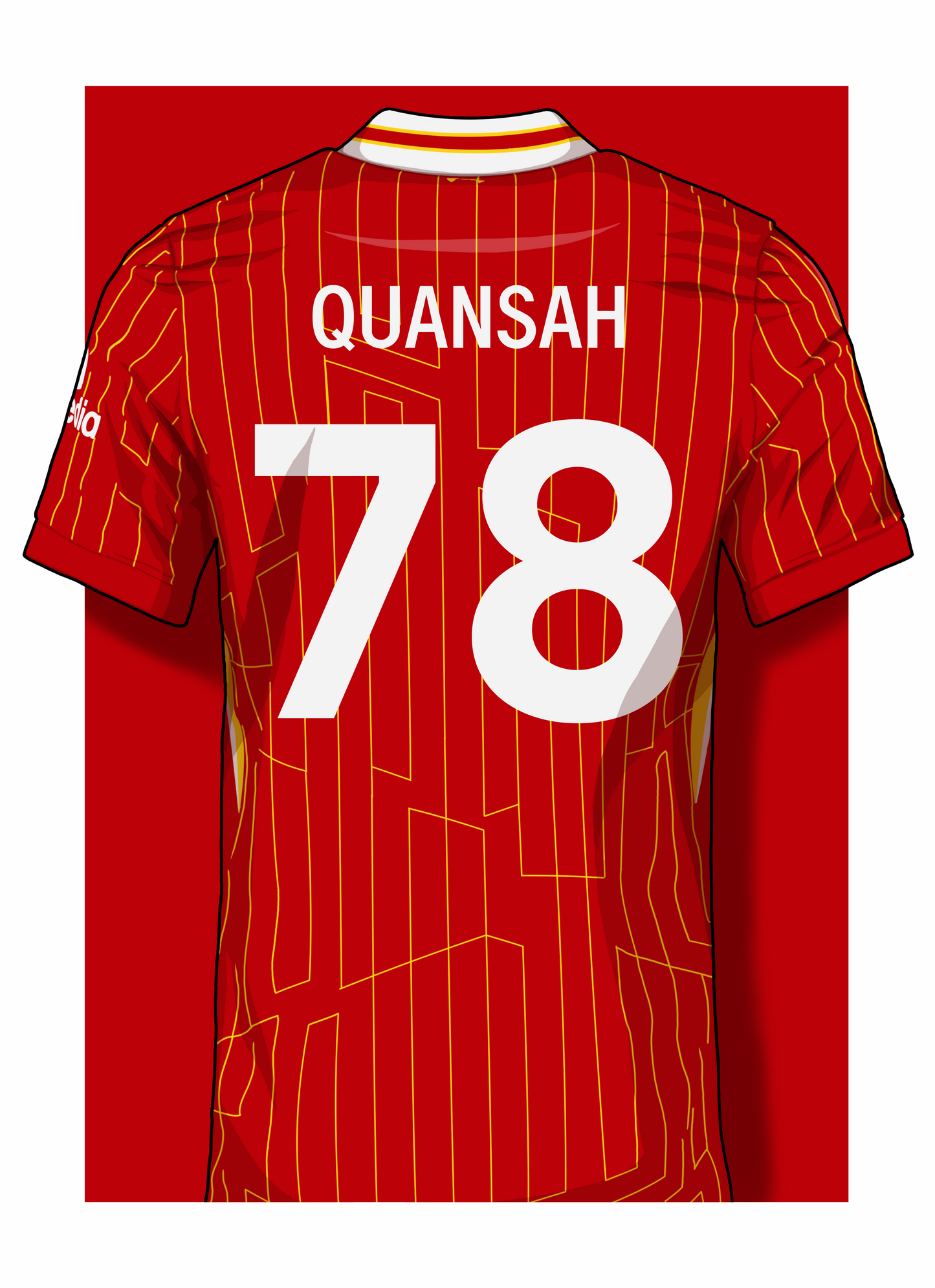 Liverpool FC Player 24/25 Shirt print