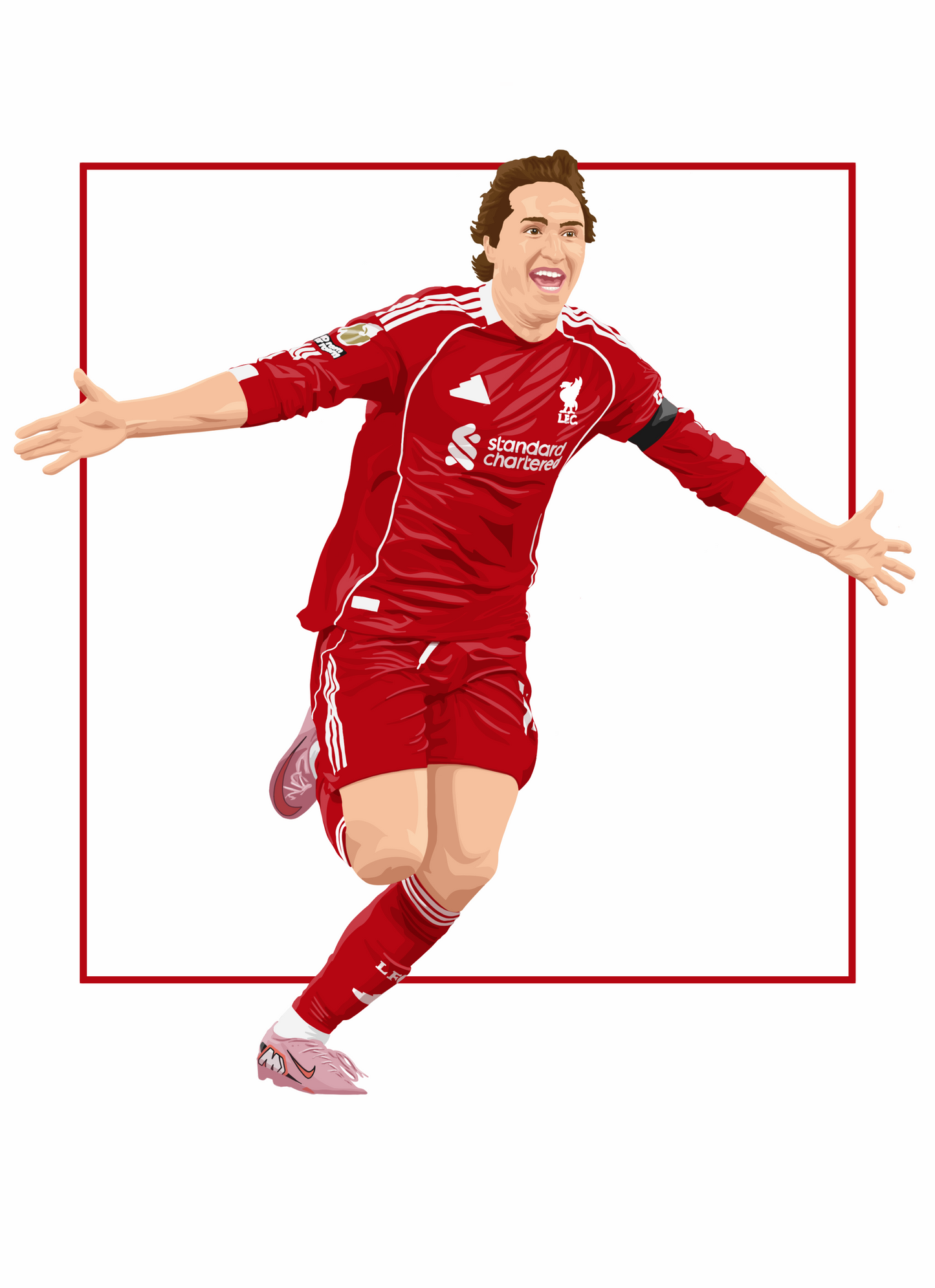 Federico Chiesa - Liverpool FC 25/26 print