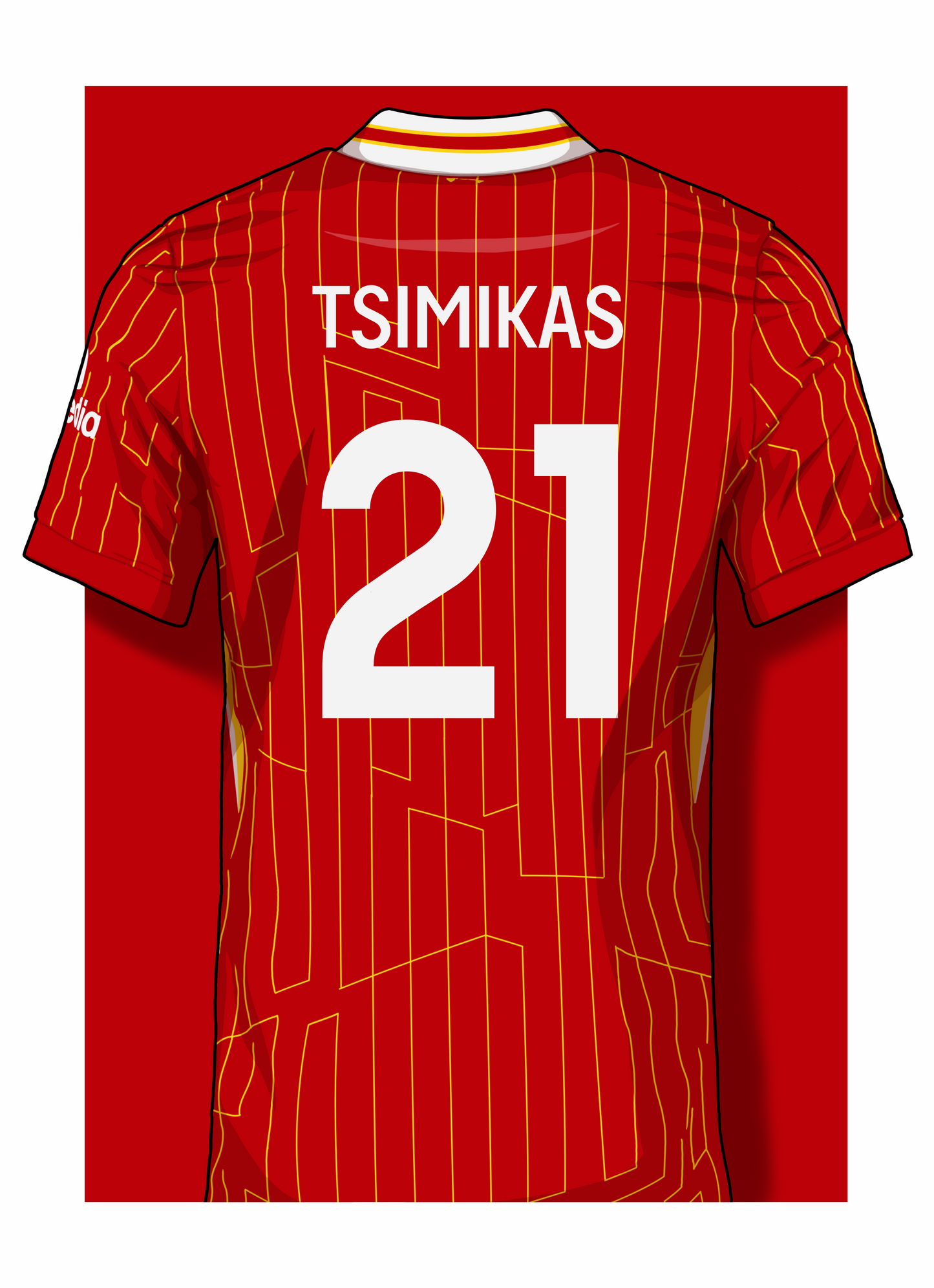 Liverpool FC Player 24/25 Shirt print