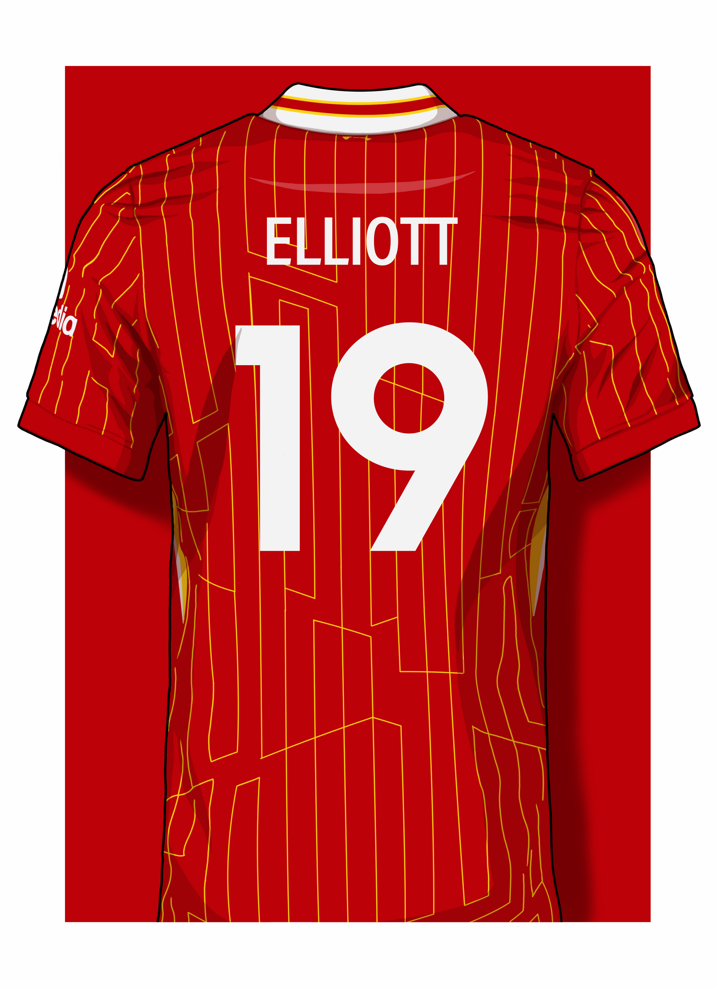 Liverpool FC Player 24/25 Shirt print