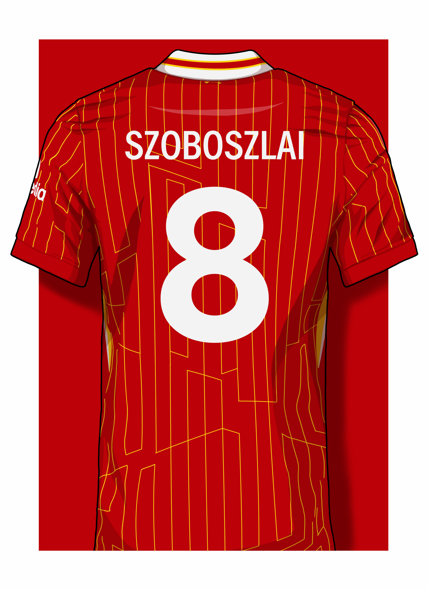 Liverpool FC Player 24/25 Shirt print
