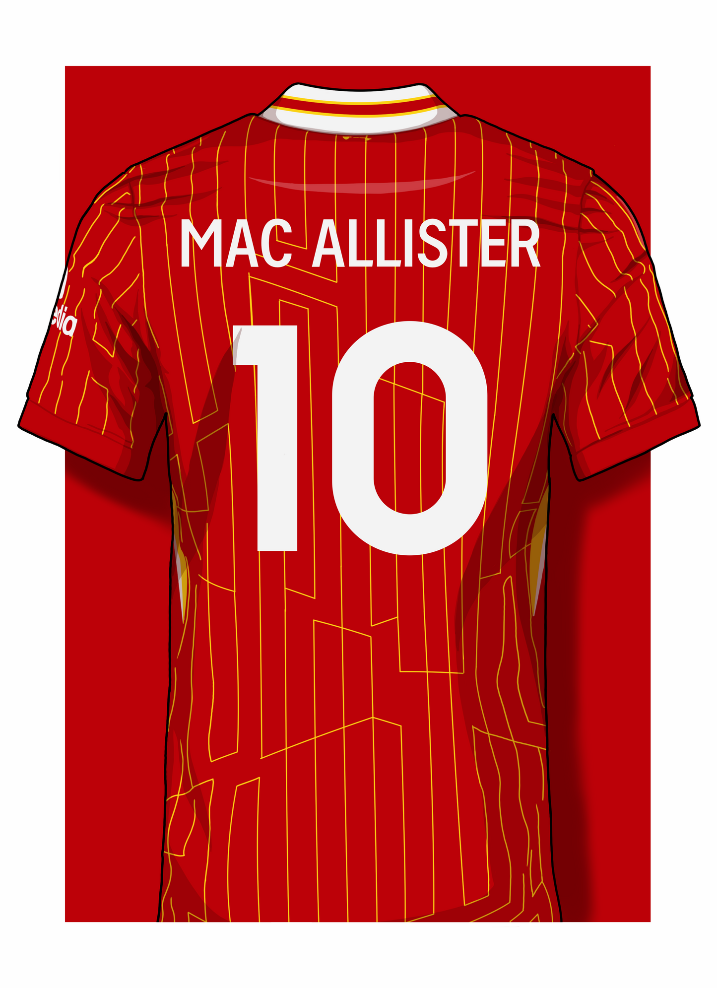 Liverpool FC Player 24/25 Shirt print