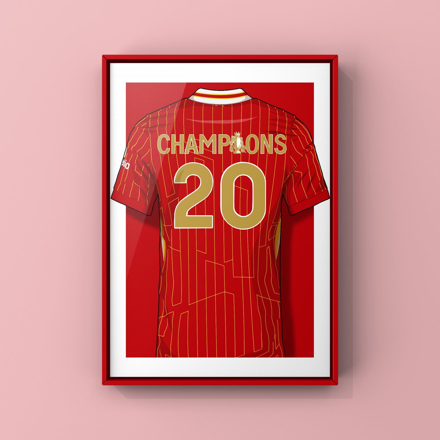 Champions 20 - Liverpool FC 24/25 print