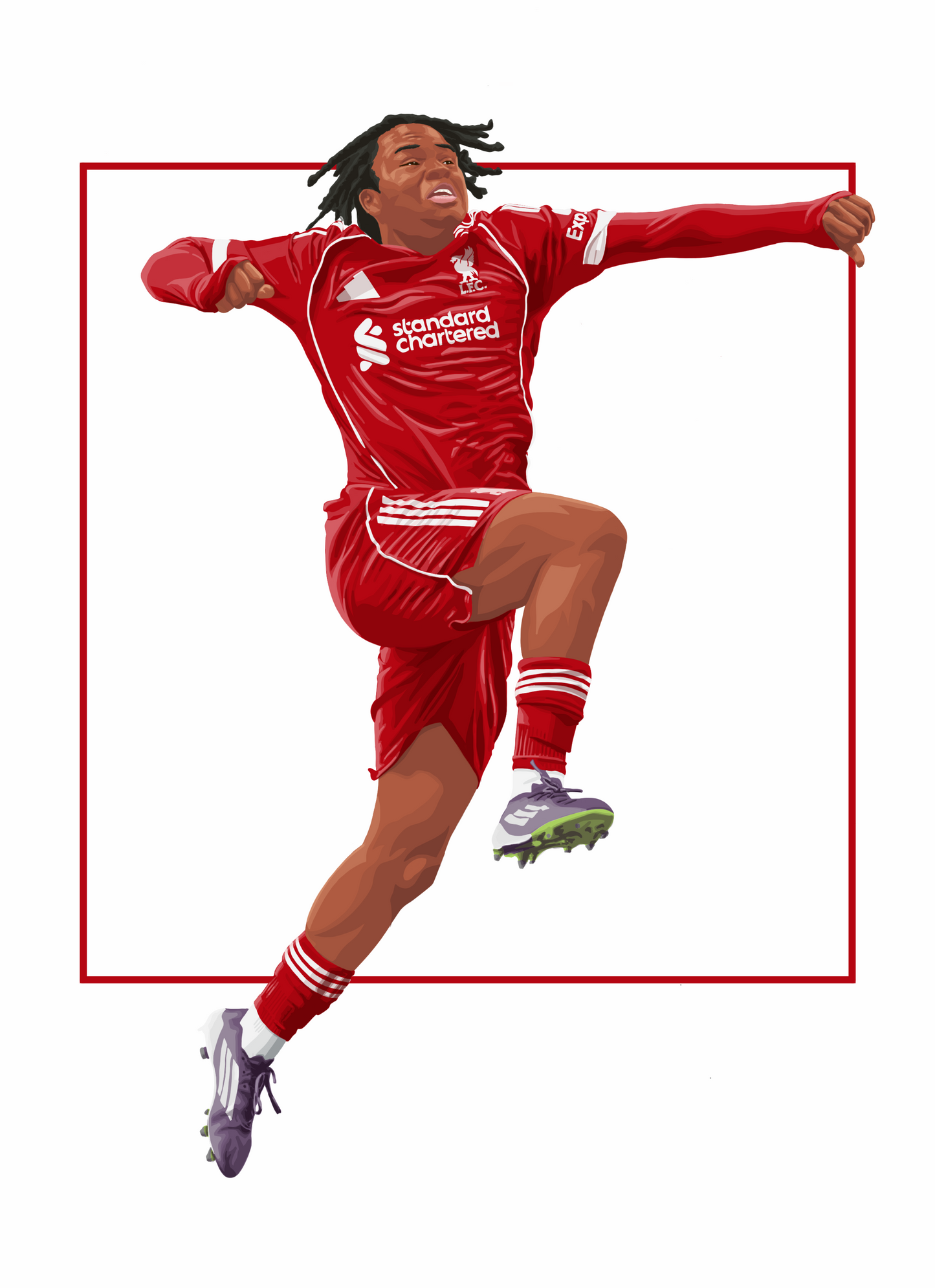 Rio Ngumoha - Liverpool FC 25/26 print