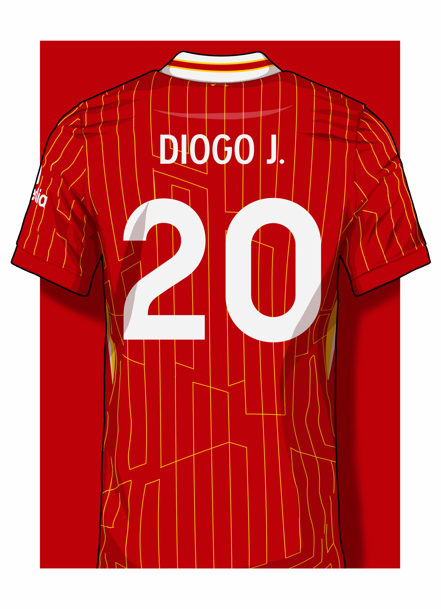 Liverpool FC Player 24/25 Shirt print