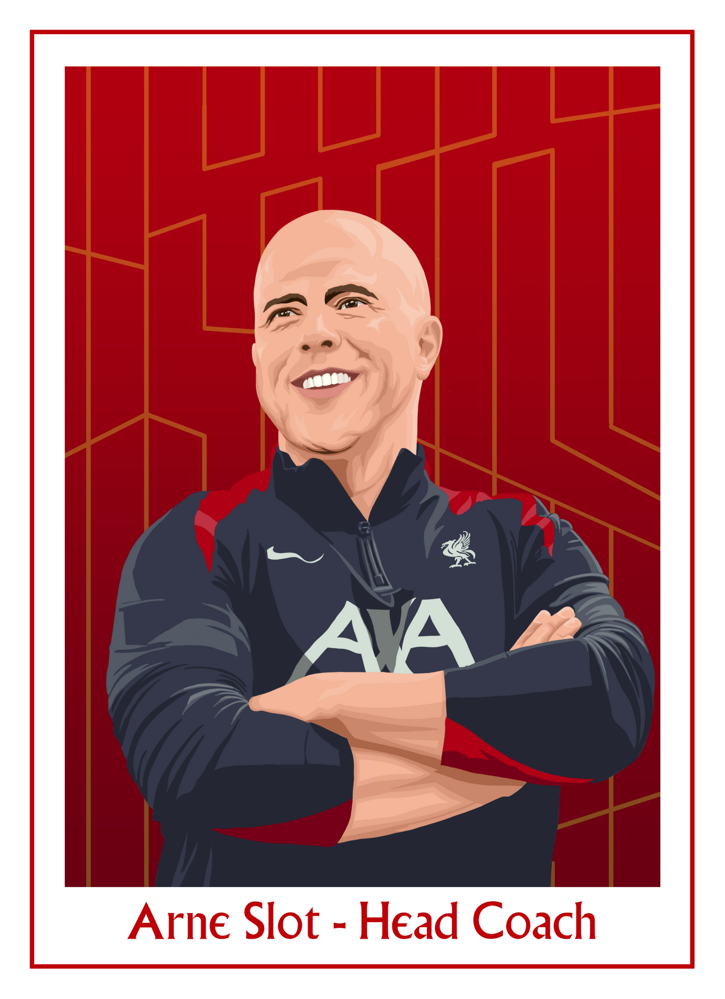 Arne Slot - Liverpool FC 24/25 print