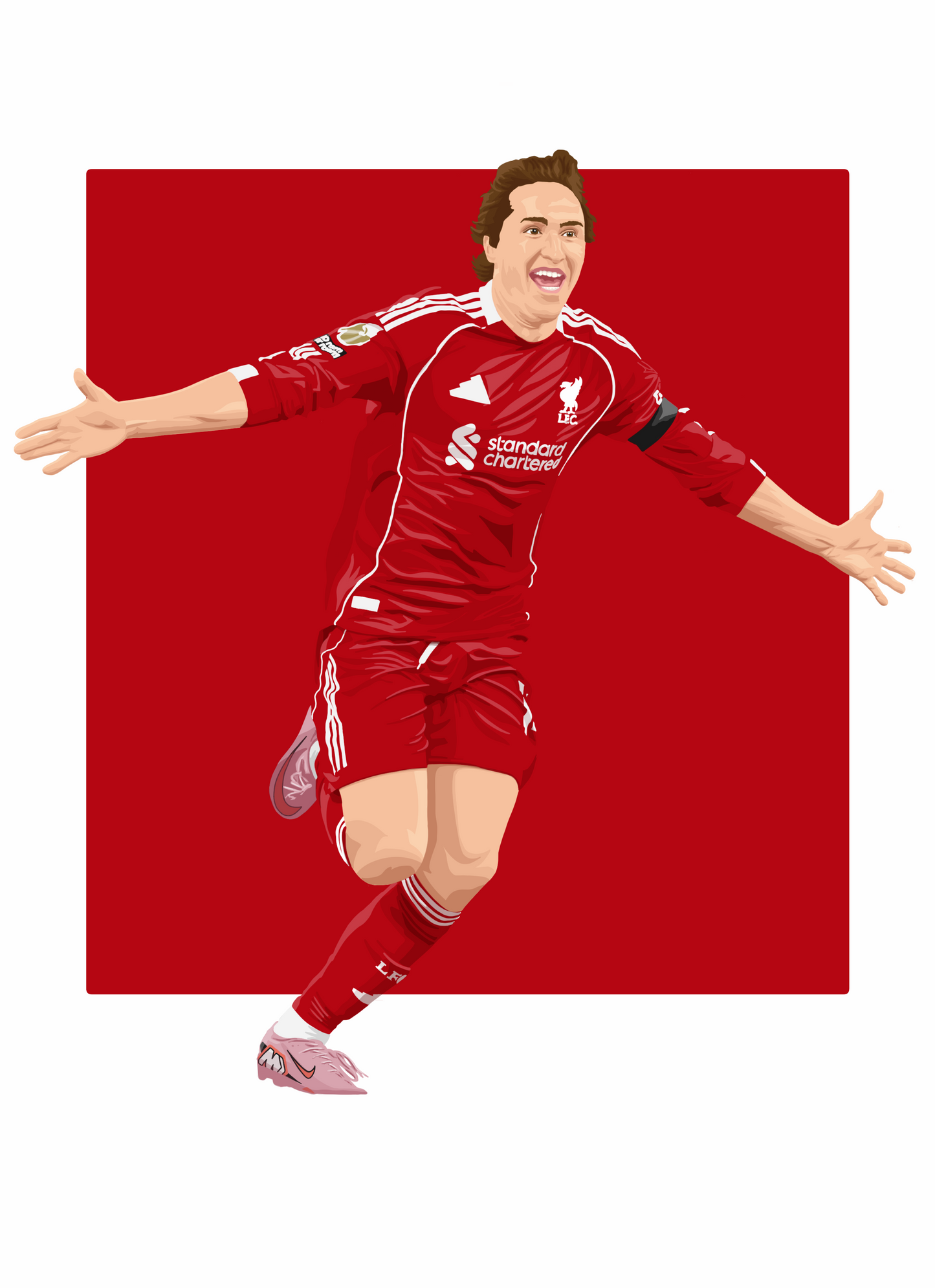 Federico Chiesa - Liverpool FC 25/26 print
