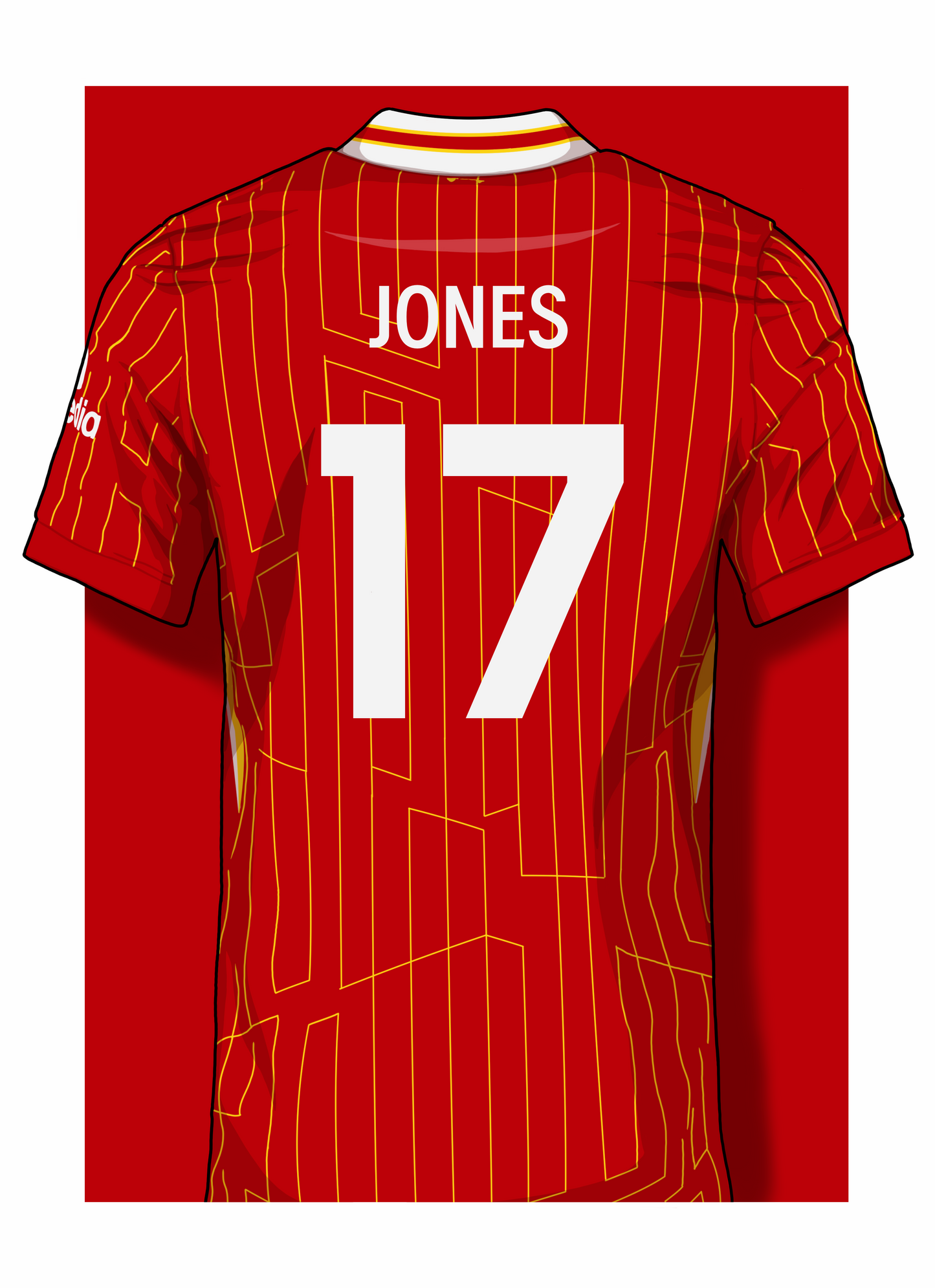 Liverpool FC Player 24/25 Shirt print