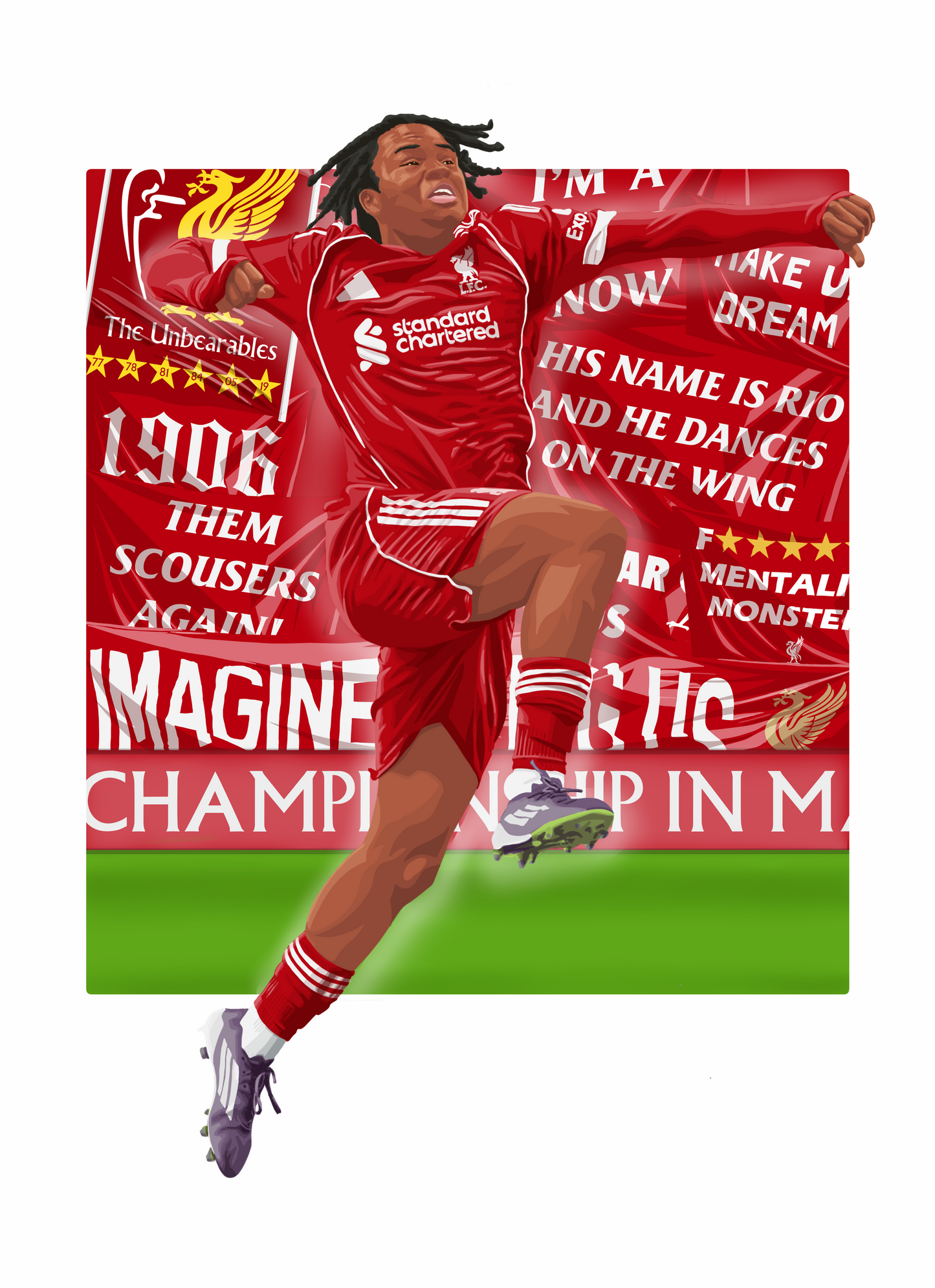 Rio Ngumoha - Liverpool FC 25/26 print
