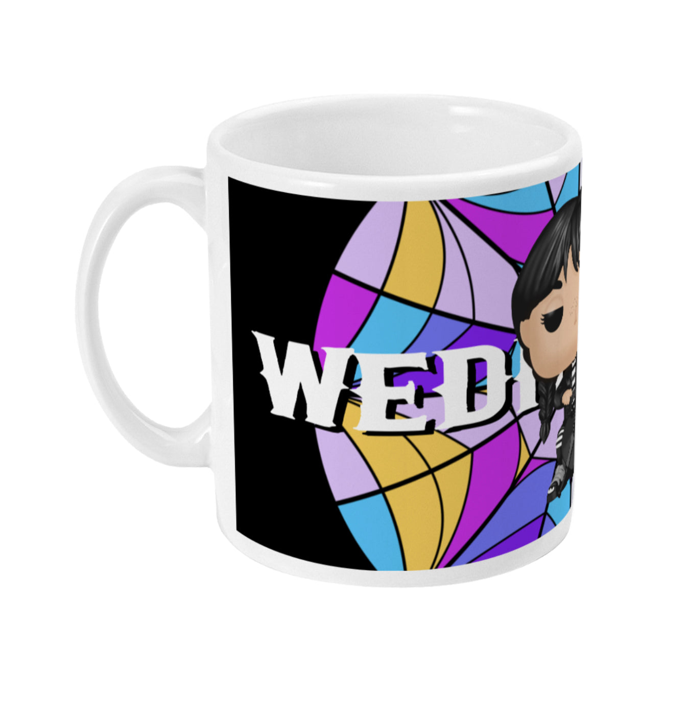 Wednesday Adams Chibi Toy 11oz Mug