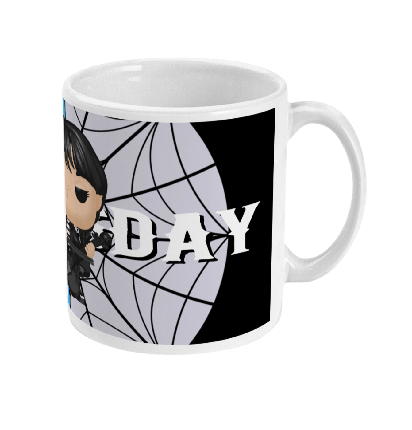 Wednesday Adams Chibi Toy 11oz Mug