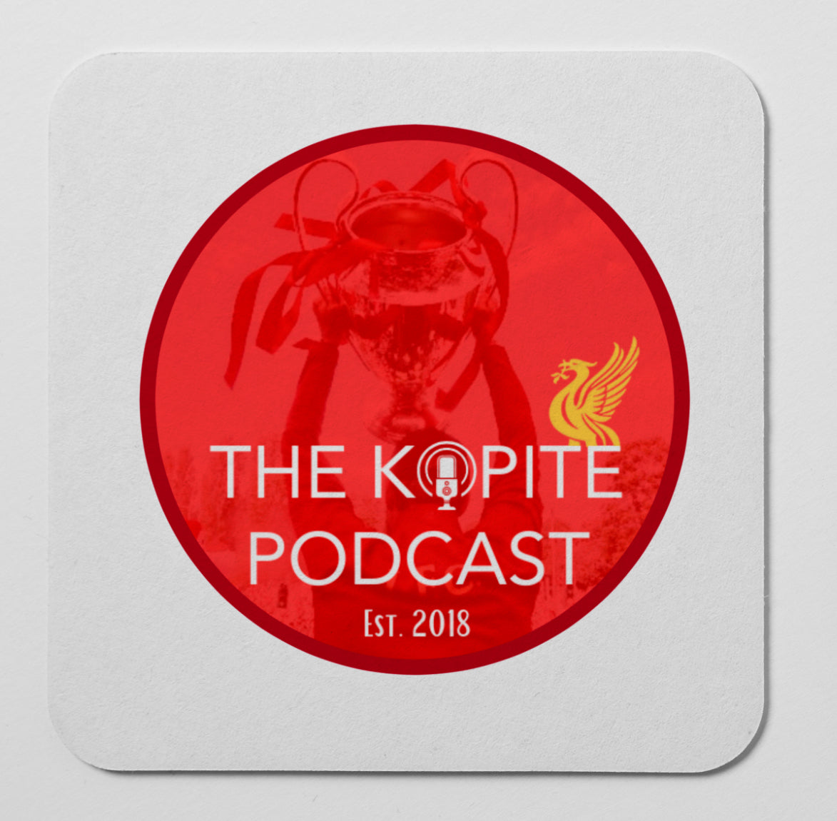 Kopite Podcast Logo Coasters