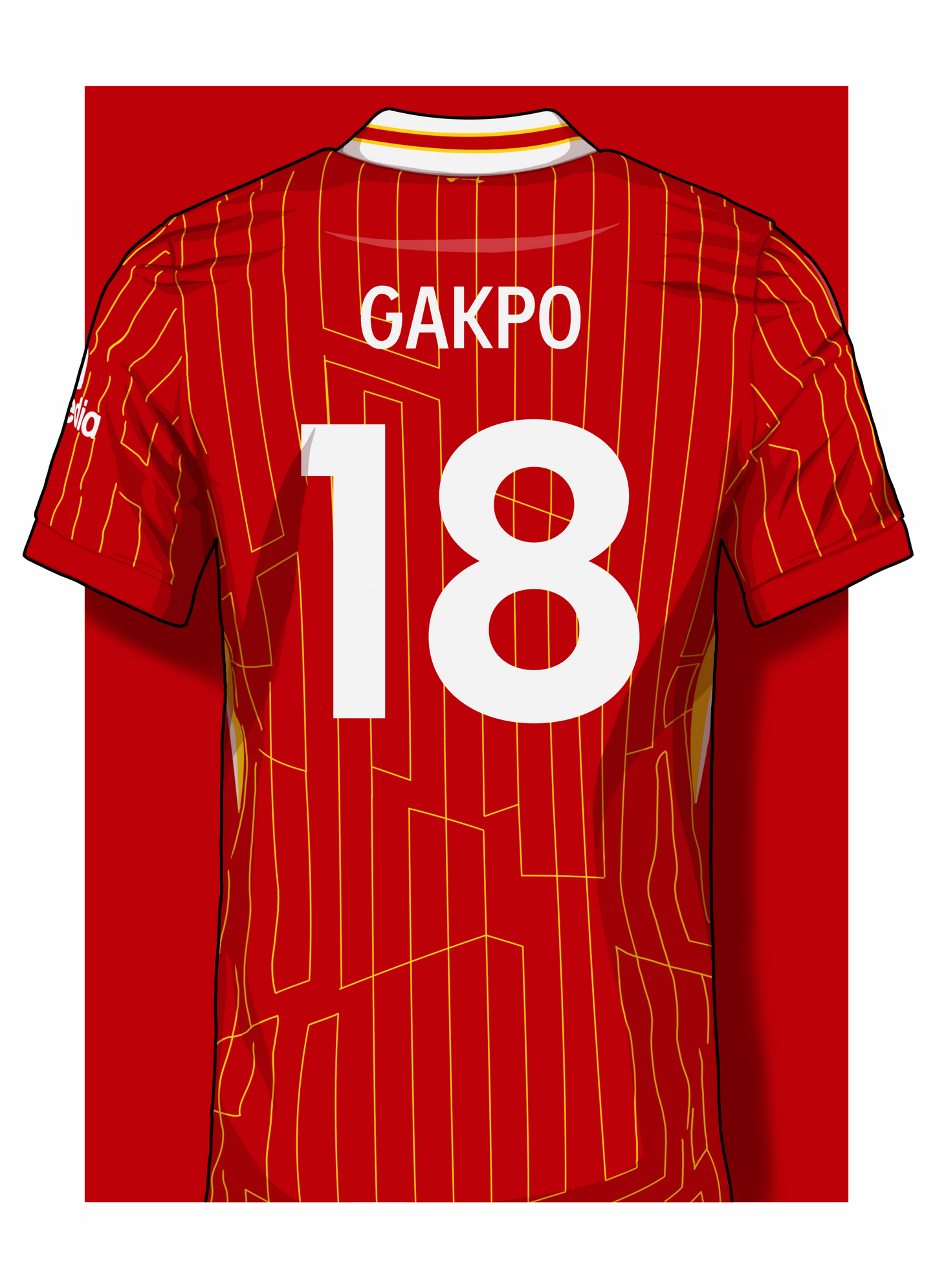 Liverpool FC Player 24/25 Shirt print