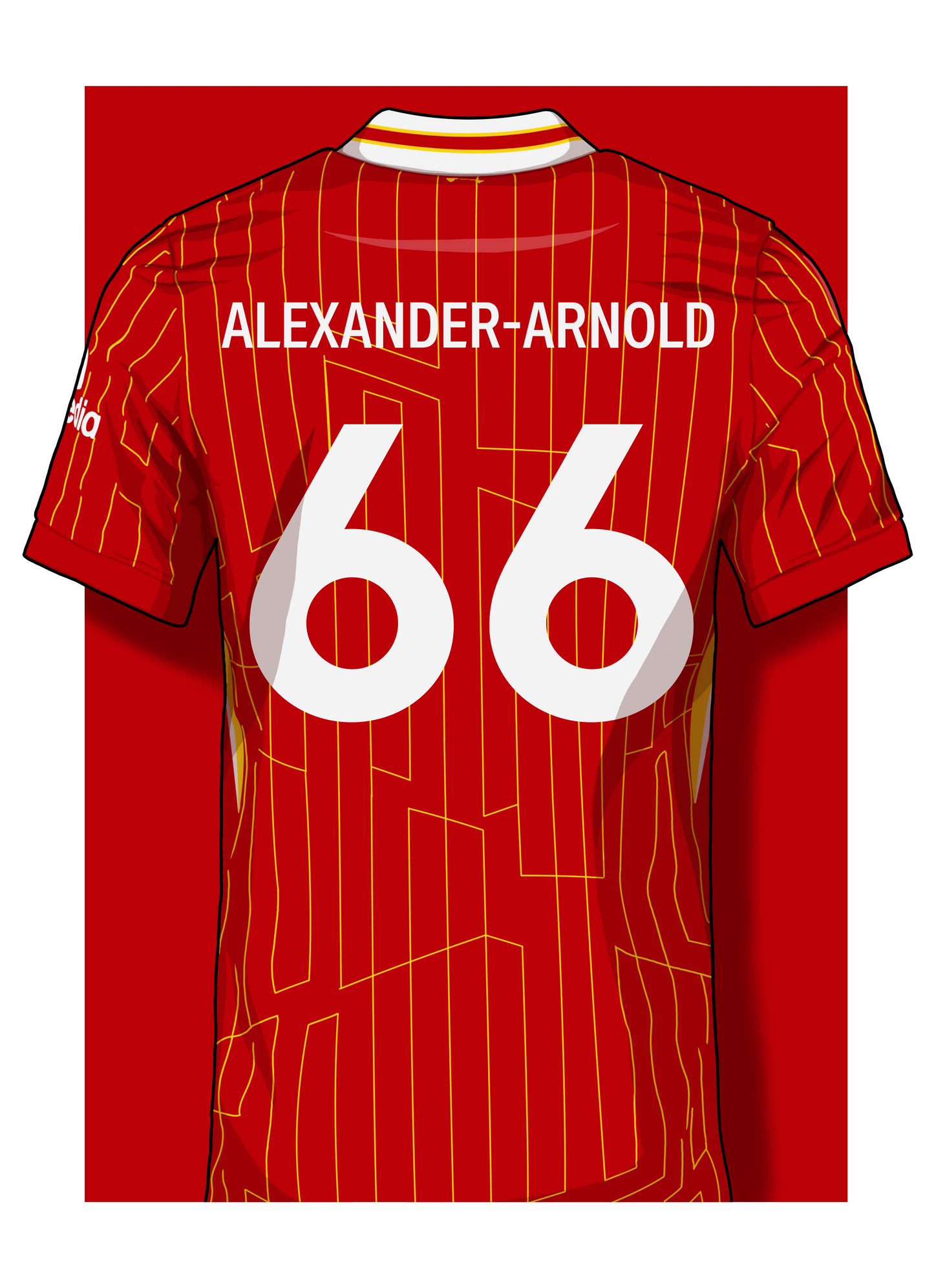 Liverpool FC Player 24/25 Shirt print
