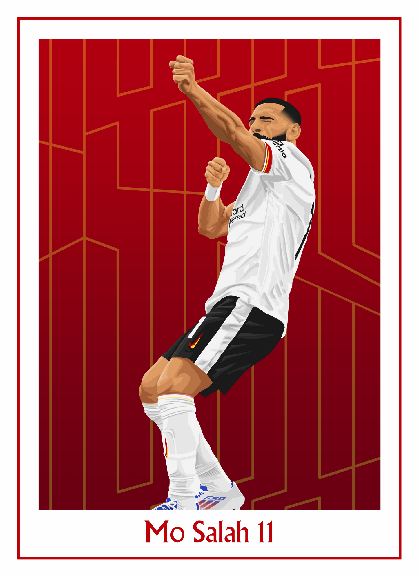 Mo Salah 11 - Liverpool FC 24/25 print