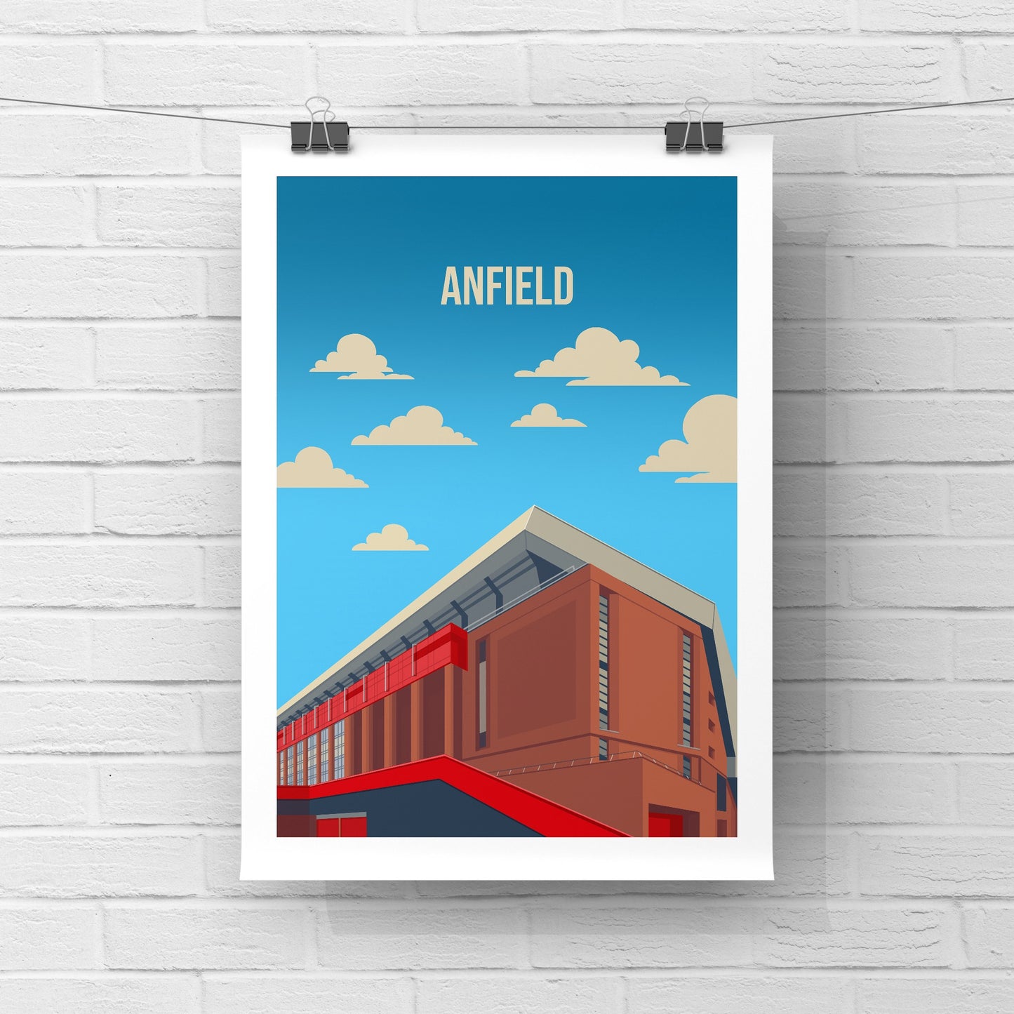 Anfield Stadium Wall Art Print