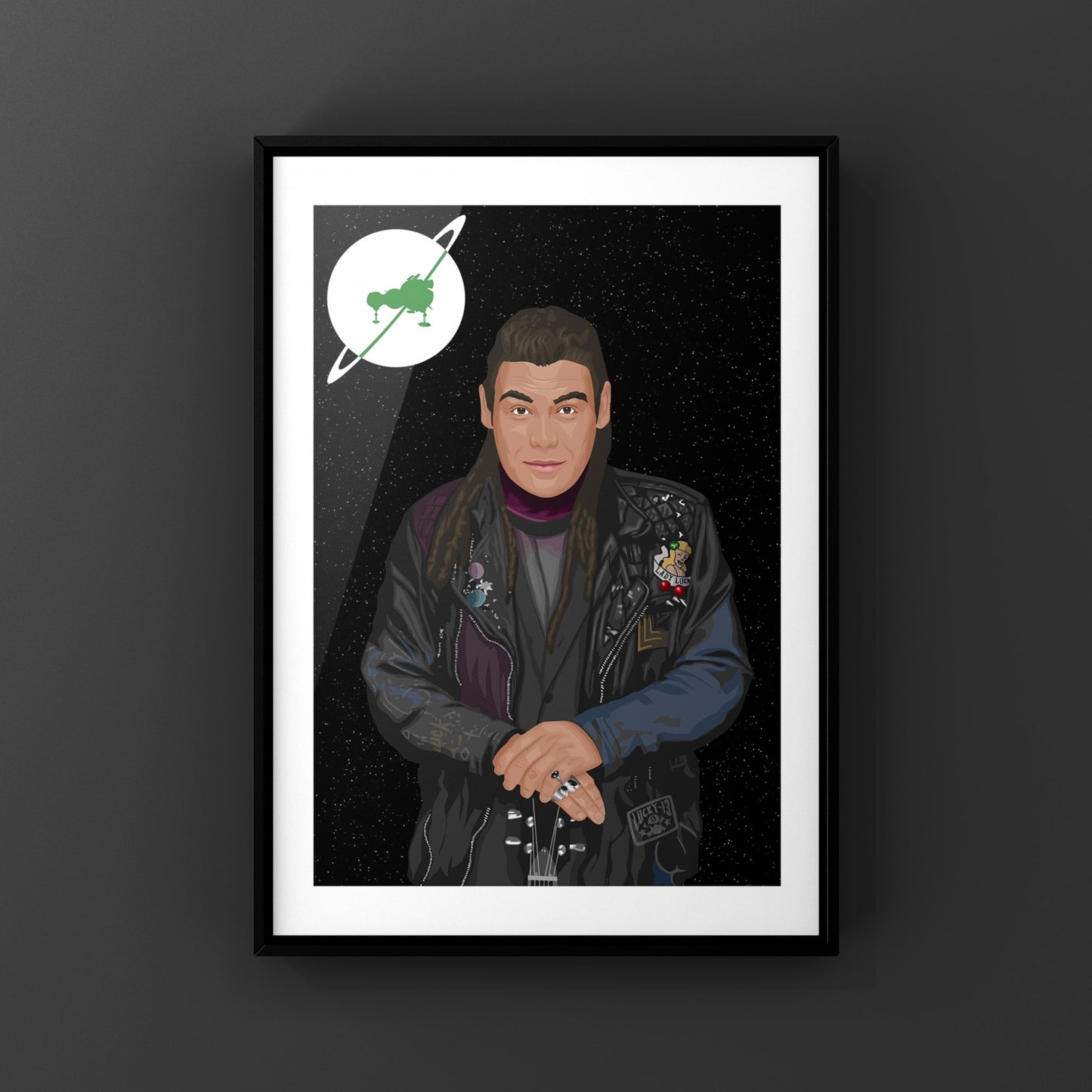 Lister - Red Dwarf Fan Wall Art Print