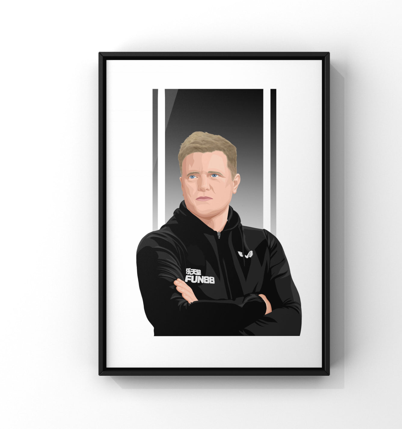 Eddie Howe Newcastle United print