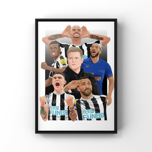Newcastle United 22/23 print