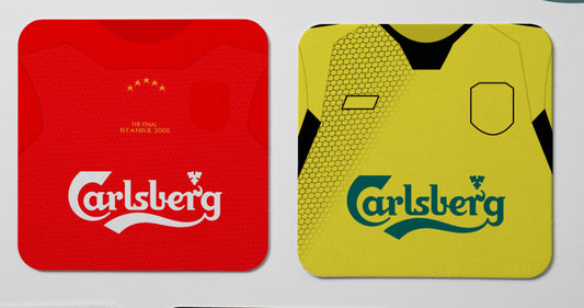 Liverpool Retro kit coasters