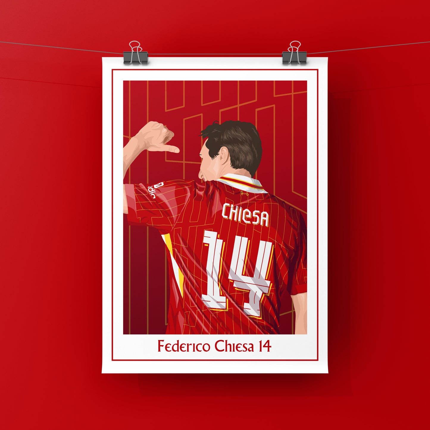 Chiesa 14 - Liverpool FC 24/25 print