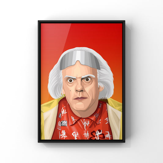 Doc Emmett Brown print