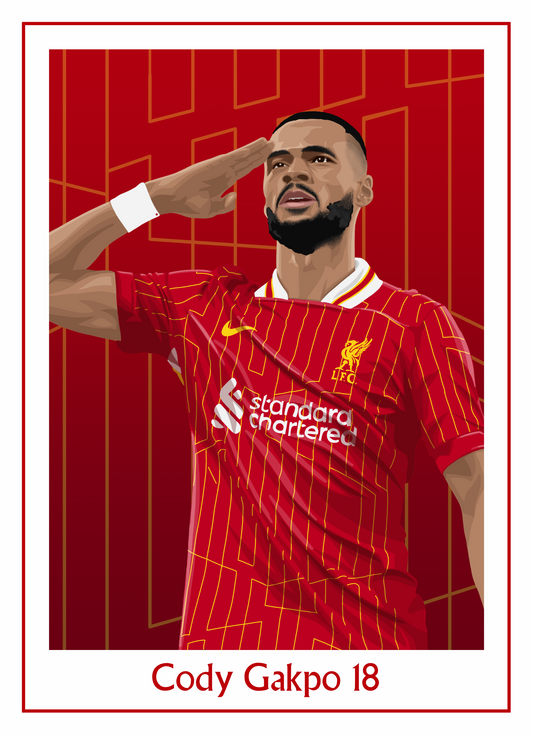 Cody Gakpo - Liverpool FC 24/25 print