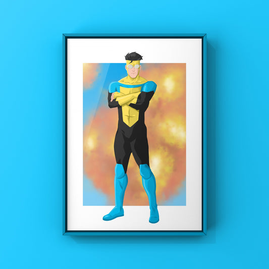 Invincible Fan Wall Art Print