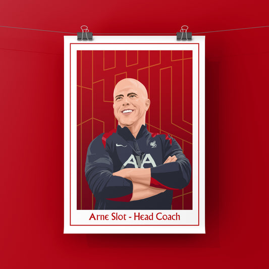 Arne Slot - Liverpool FC 24/25 print