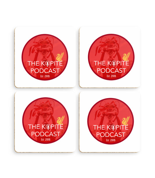 Kopite Podcast Logo Coasters