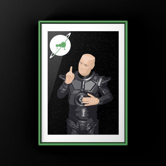 Kryten - Red Dwarf Fan Wall Art Print