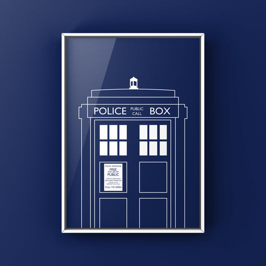 Tardis Fan Art print