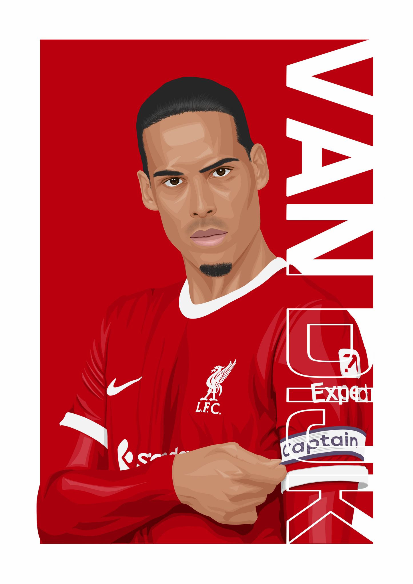 Virgil Van Dijk 23/24 print