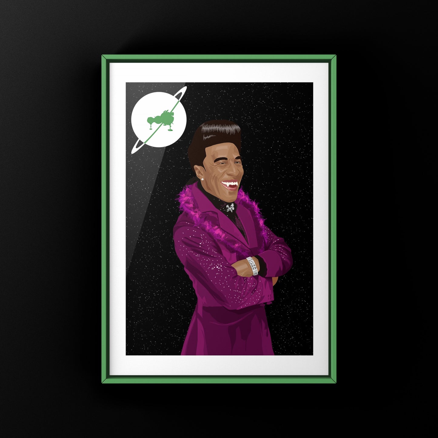 Cat - Red Dwarf Fan Wall Art Print