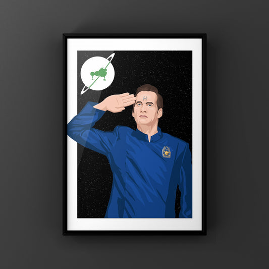 Rimmer - Red Dwarf Fan Wall Art Print