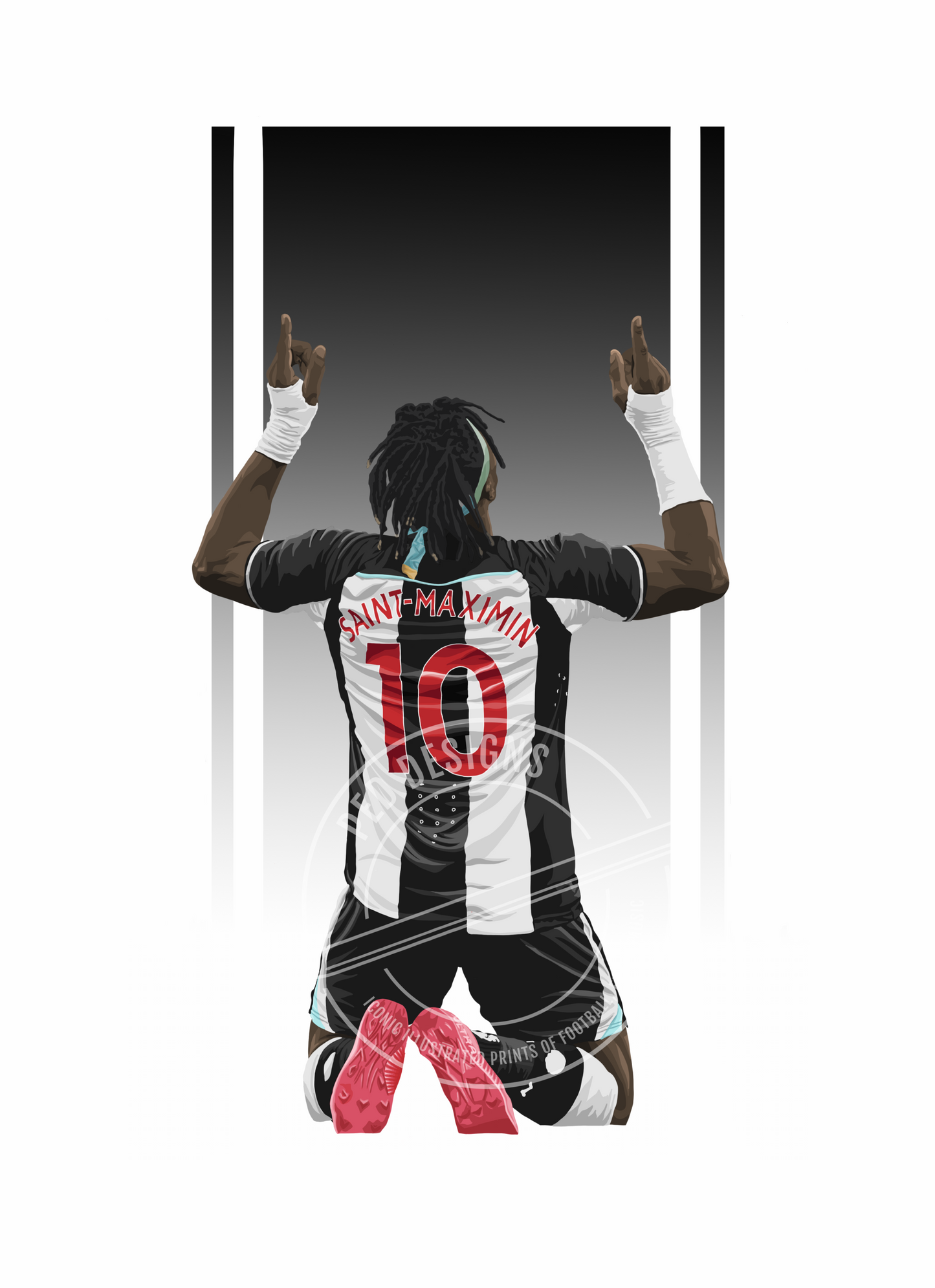 Allan Saint-Maximin Newcastle United print