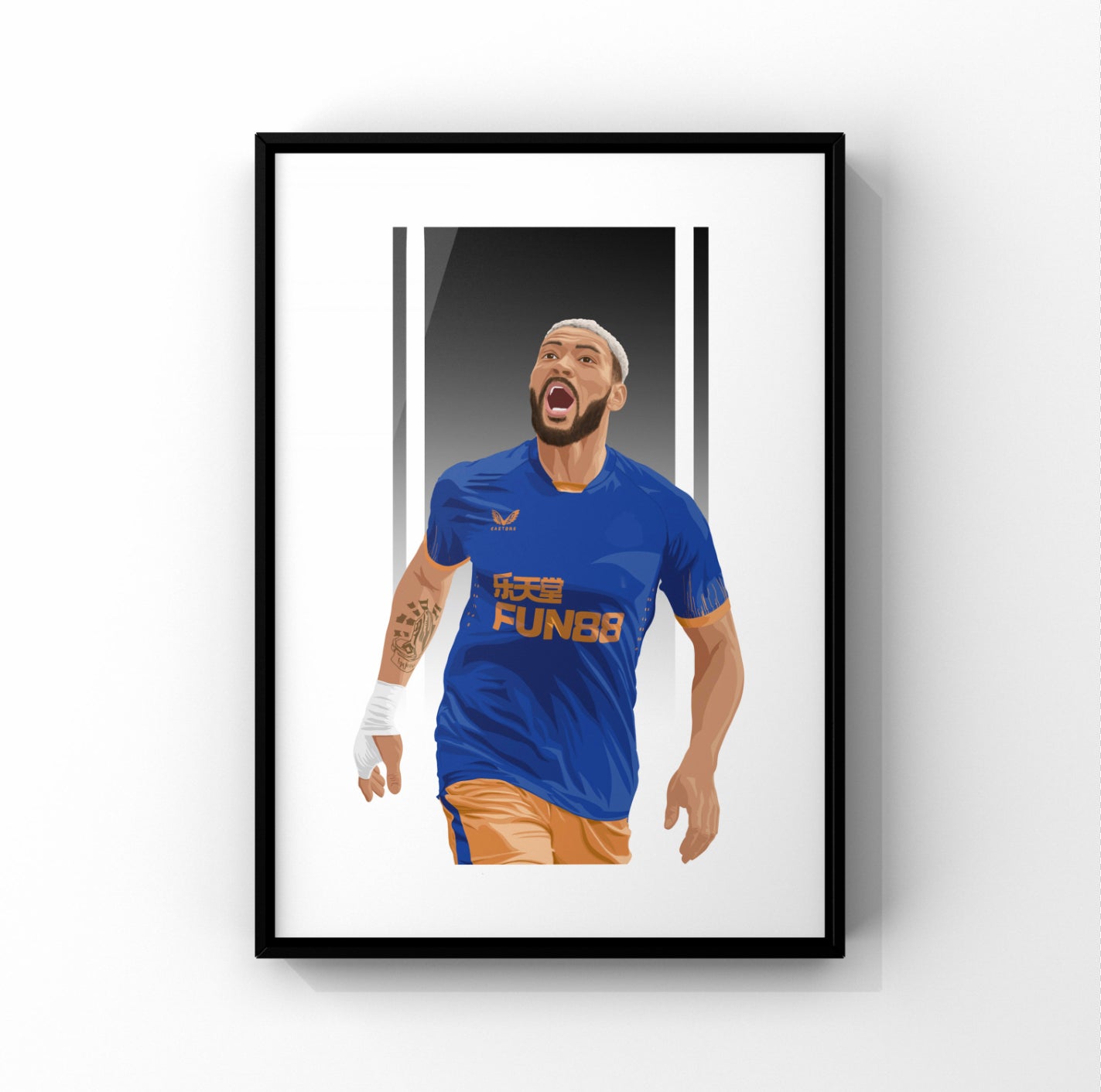 Joelinton Newcastle United print