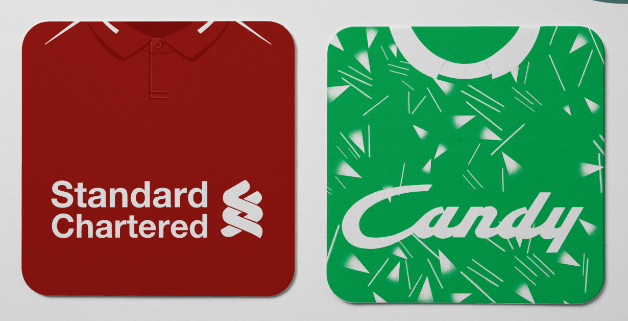 Liverpool Retro kit coasters