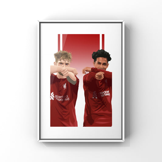 Harvey Elliott & Fabio Carvalho print