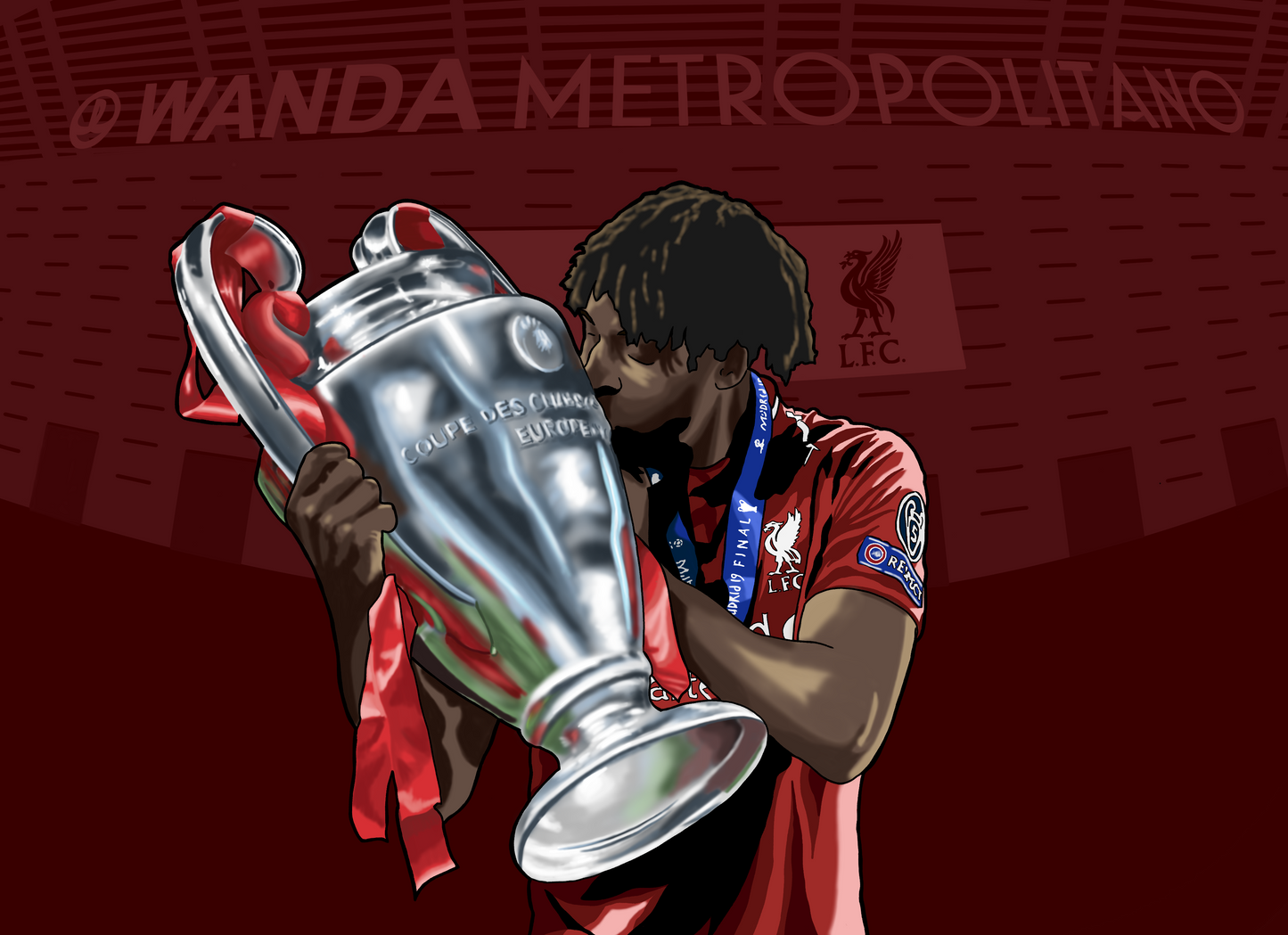 Divock Origi UCL - Legend print