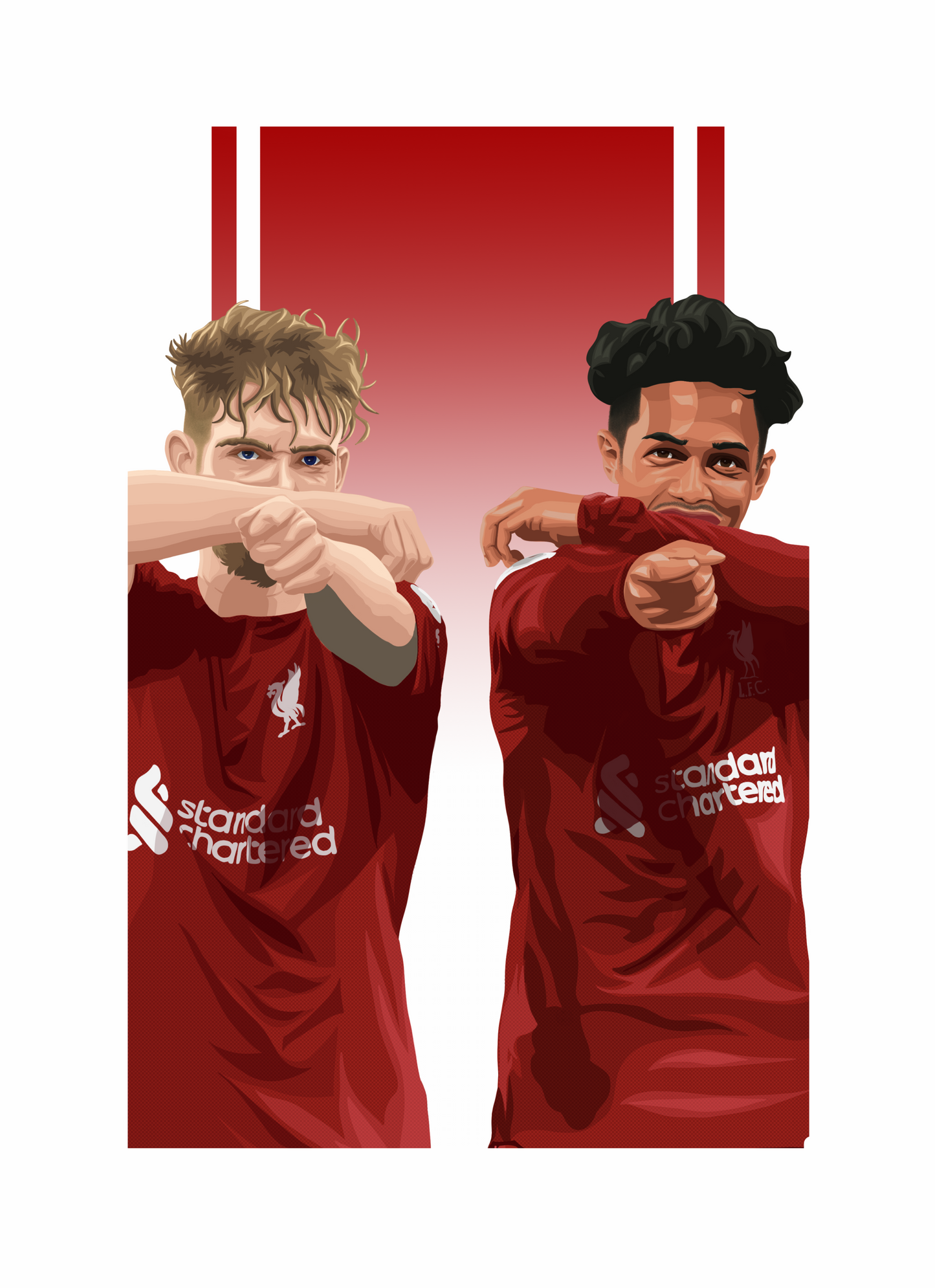 Harvey Elliott & Fabio Carvalho print